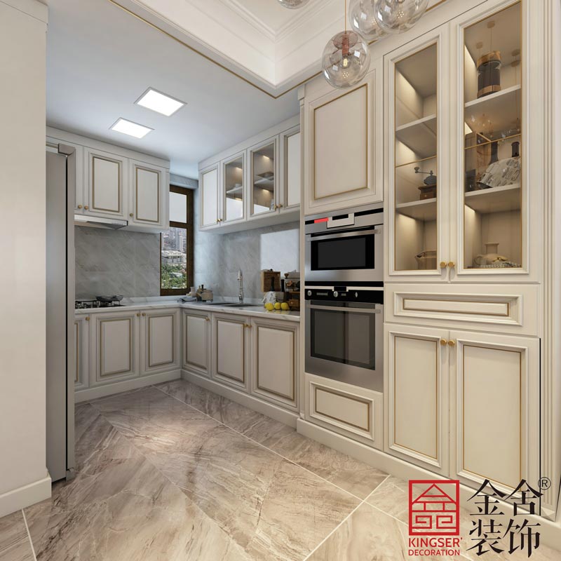 中山公馆130平米轻奢风格装修效果图