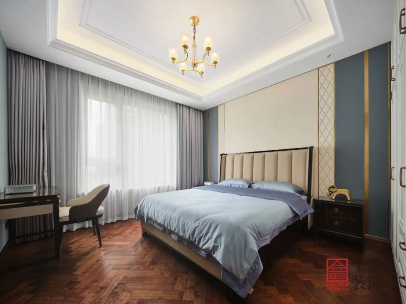荣盛华府轻奢风格205㎡装修实景图