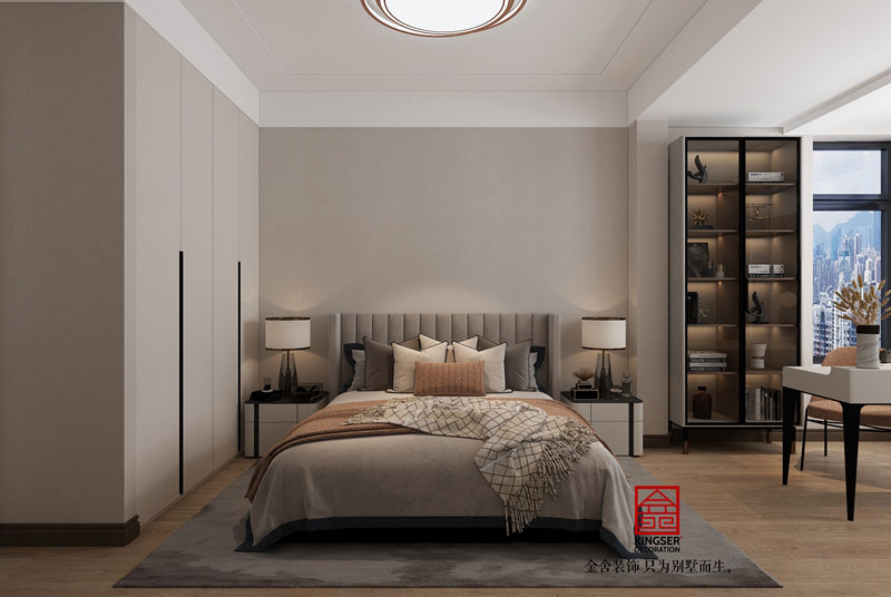 东方观邸现代简约风格装修效果图-卧室
