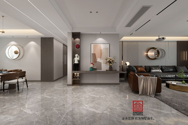 东南智汇城191平米现代轻奢风格装修设计