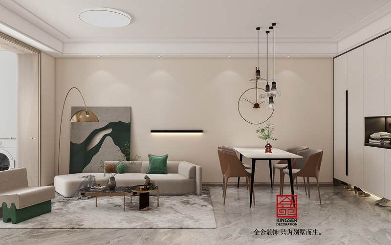 天山熙湖二期装修效果图-客厅