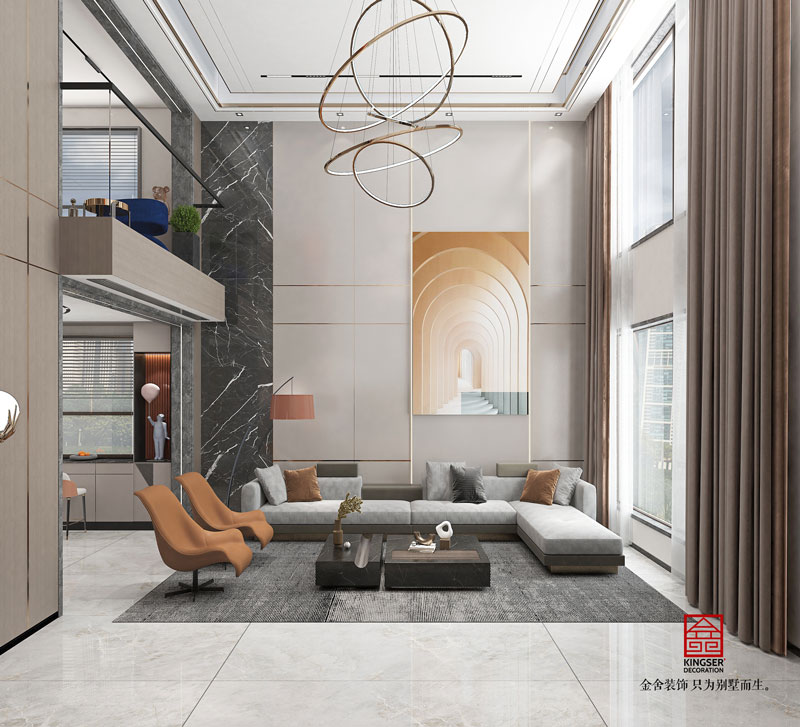 荣盛御府现代轻奢风格装修设计