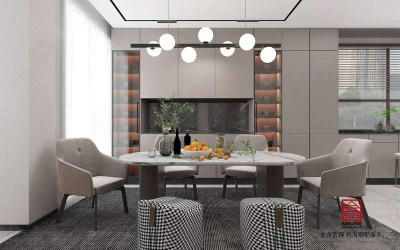 荣盛御府现代轻奢风格装修设计