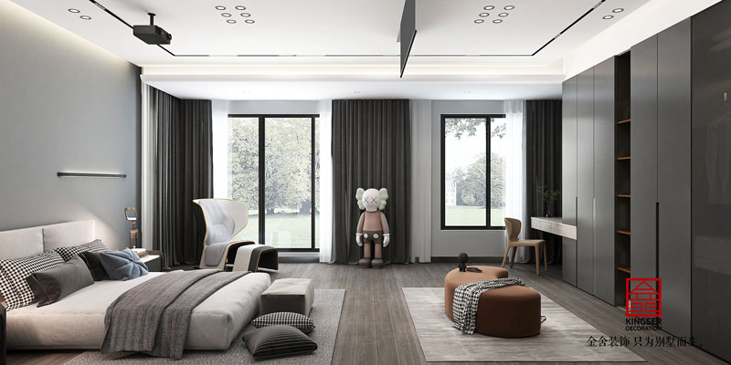 荣盛御府现代轻奢风格装修设计