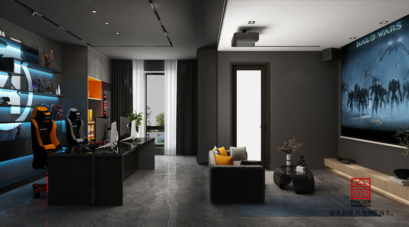 荣盛御府现代轻奢风格装修设计