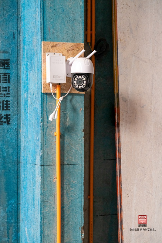 石家庄荣盛御府装修水电阶段施工现场