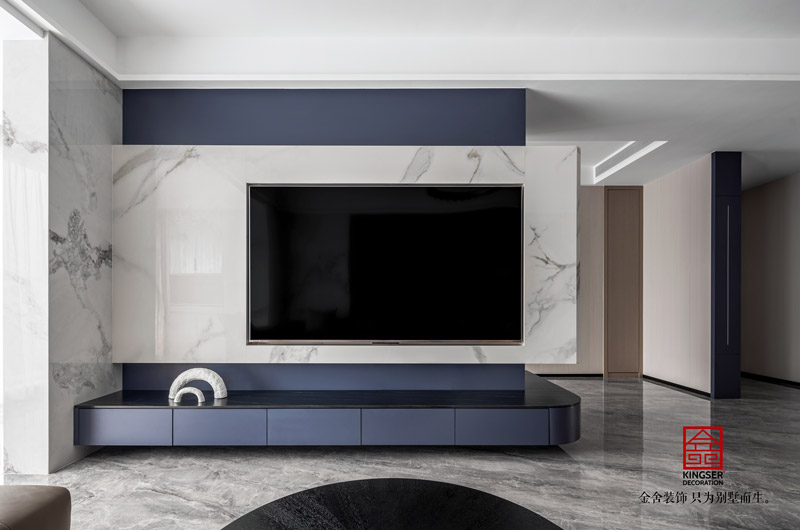 融创中心217㎡现代风格装修实景图