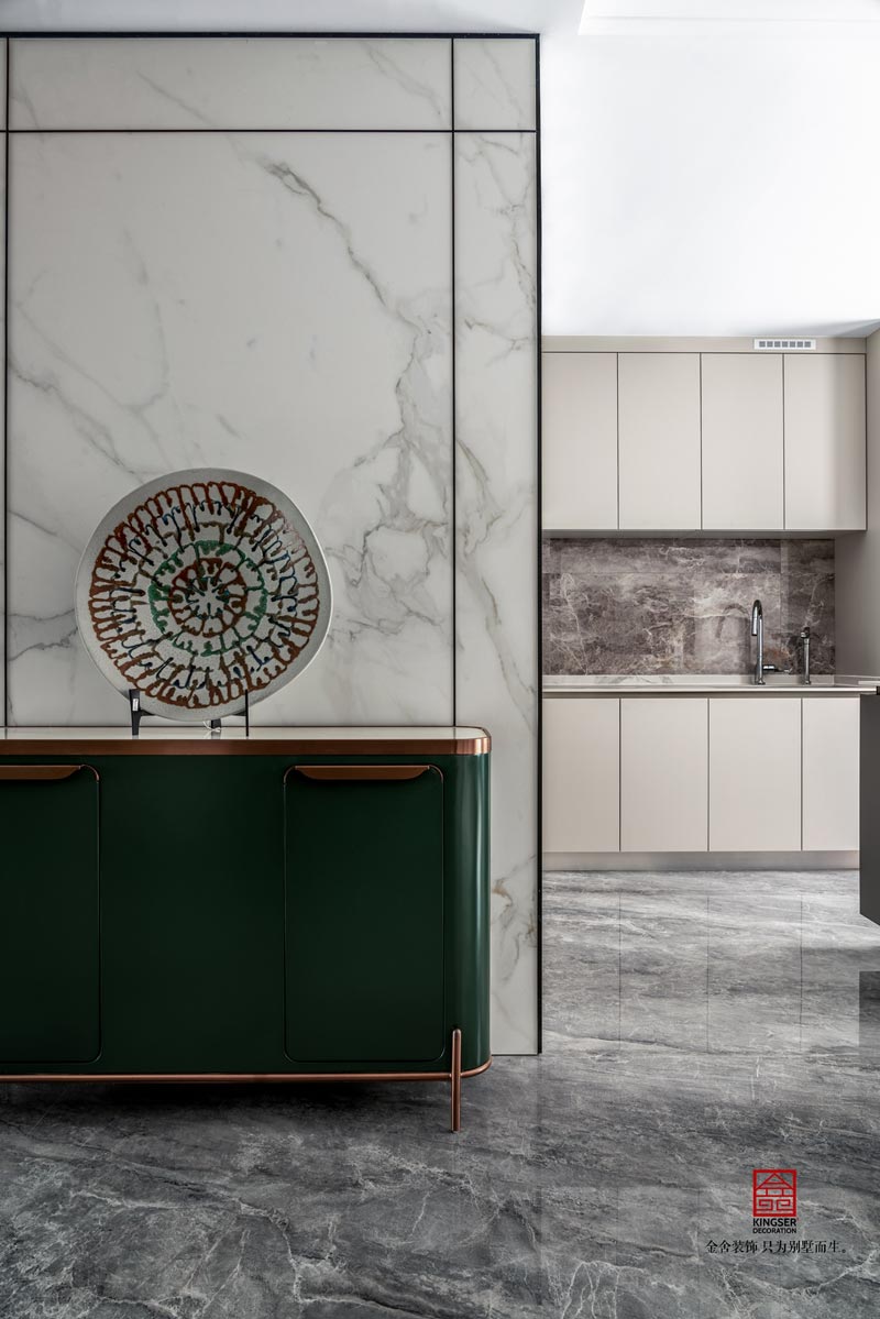 融创中心217㎡现代风格装修实景图