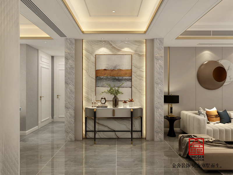 融创中心180㎡现代轻奢风格装修