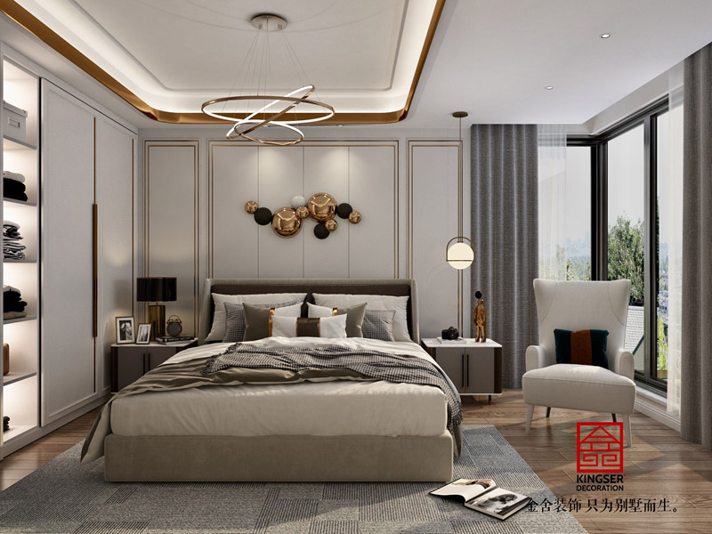 融创中心180㎡现代轻奢风格装修