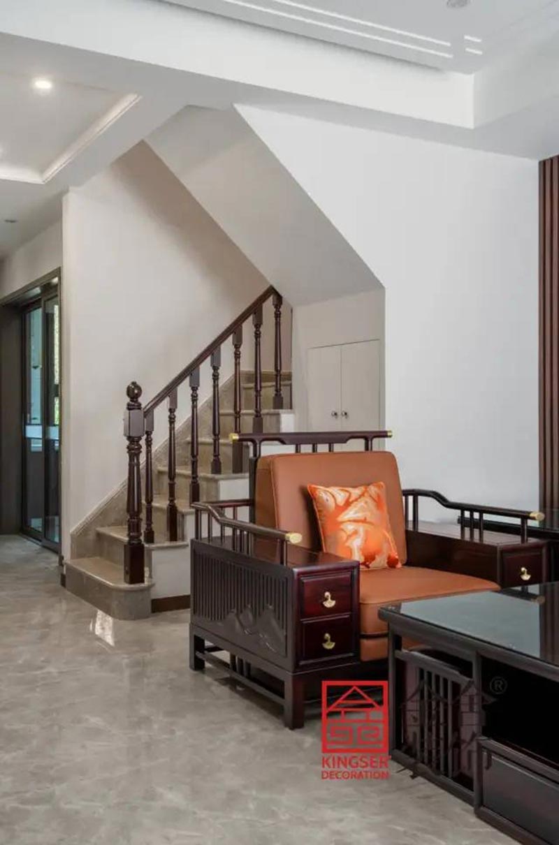 阿尔卡迪亚鹿府新中式装修实景图