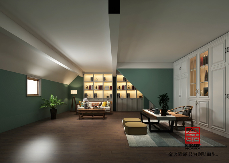 九里晴川上叠装修效果图