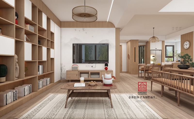 九里晴川洋房上跃日式装修设计