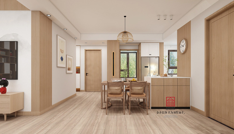 九里晴川洋房上跃日式装修设计