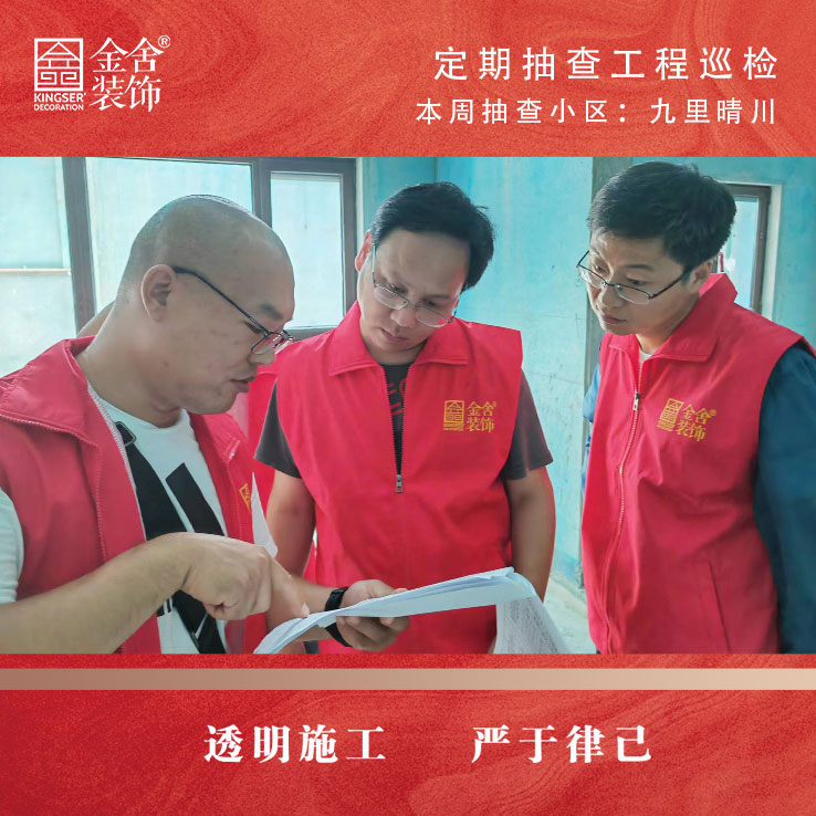 taptapvip入口装饰九里晴川别墅装修工地大巡检