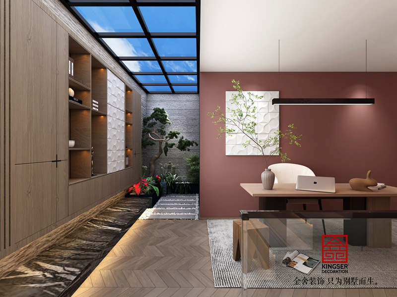 九里晴川143平米下叠装修效果图