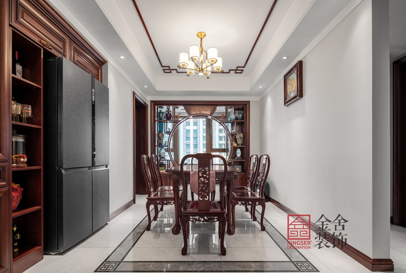 荣盛华府新中式风格装修设计实景图