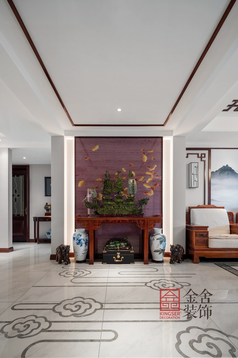 荣盛华府新中式风格装修设计实景图