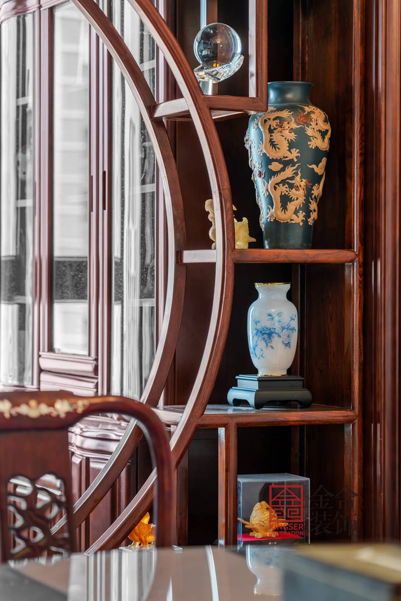 荣盛华府新中式风格装修设计实景图