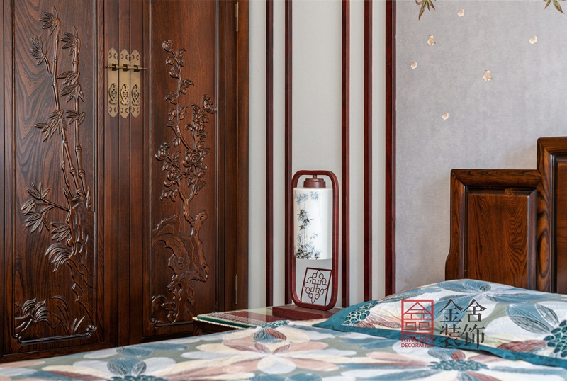 荣盛华府新中式风格装修设计实景图