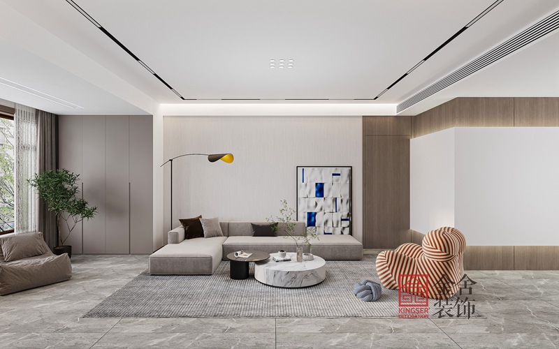 荣盛御府现代风格装修设计