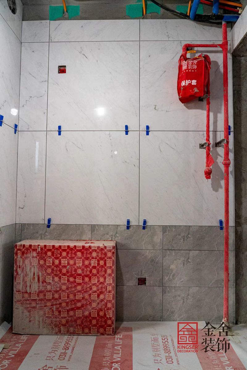 taptapvip入口装饰德贤华府小区装修工地实景图