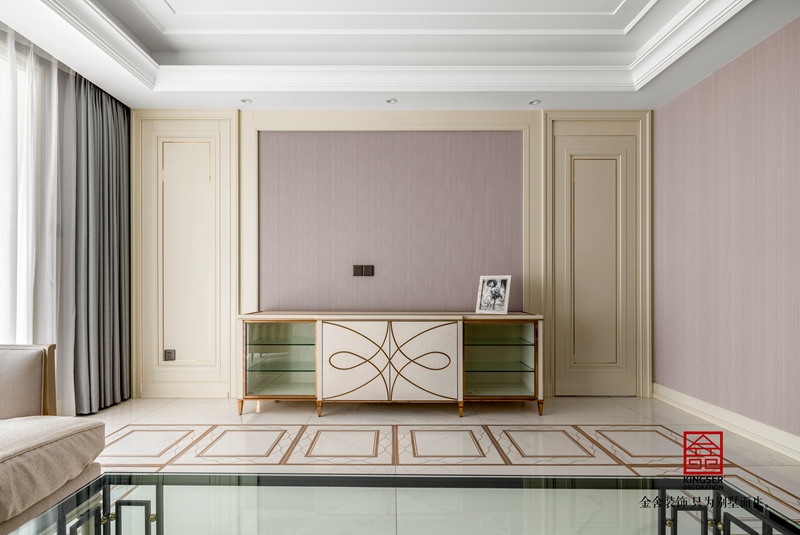 荣盛华府200㎡轻美式风格装修实景图