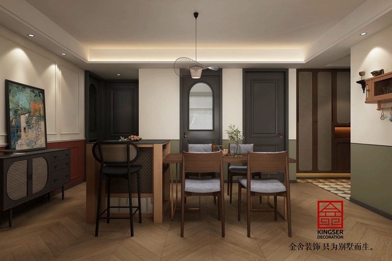 绿城诚园127㎡南洋复古风装修设计