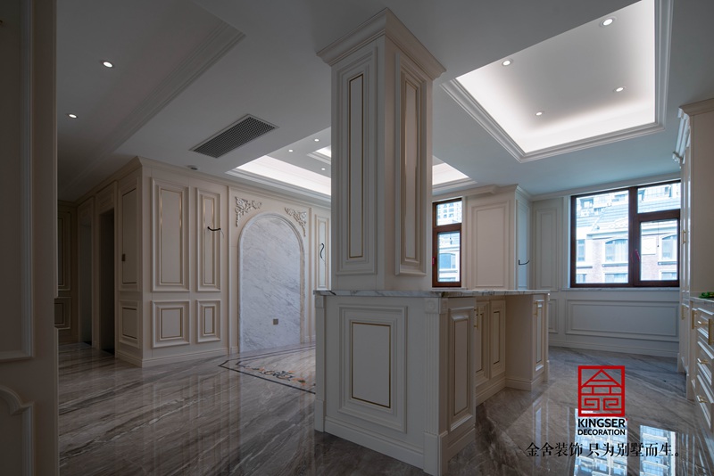 玫瑰湾300平别墅装修主材安装完工现场