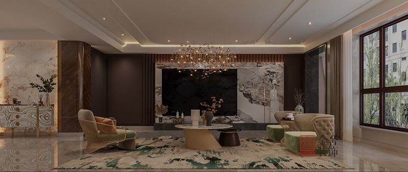 天山九峯210平装修效果图