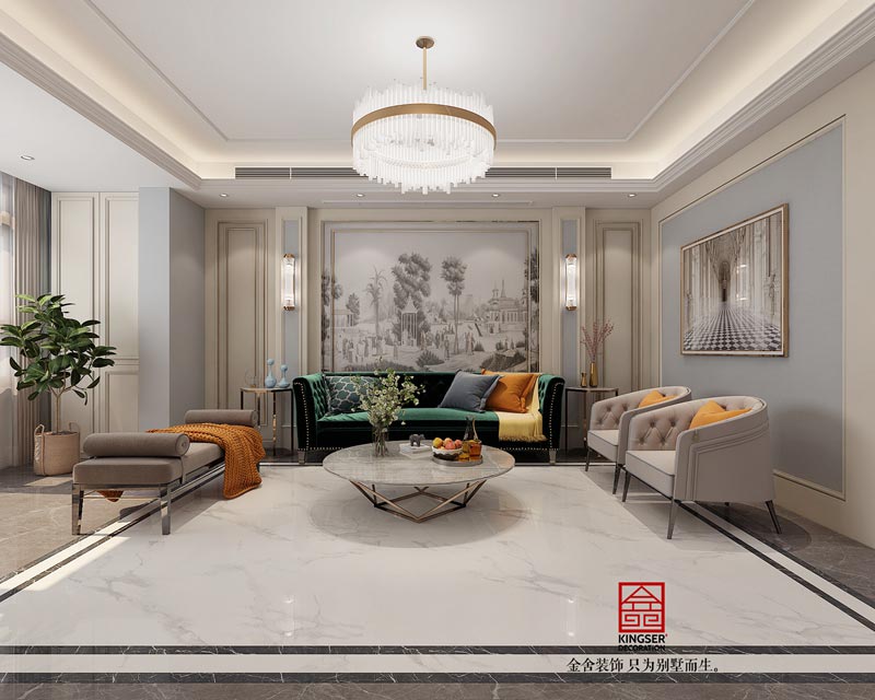 美式别墅装修效果退