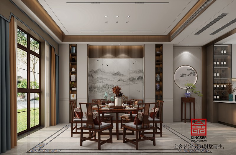 西山林语新中式别墅装修效果图