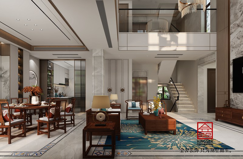 西山林语新中式别墅装修效果图