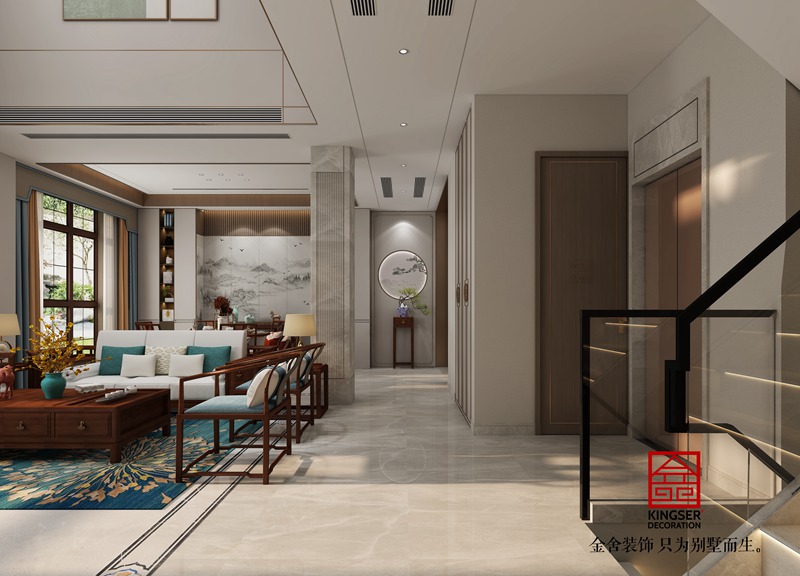 西山林语新中式别墅装修效果图