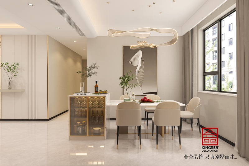 锦江府奶油风装修效果图