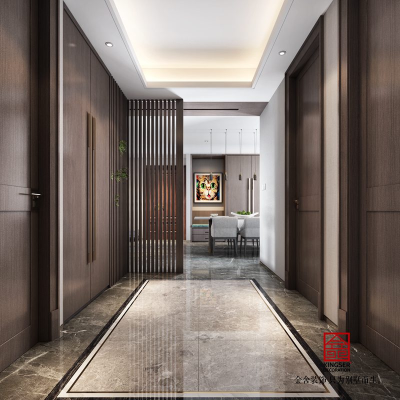 平山自建住宅现代风格装修效果图