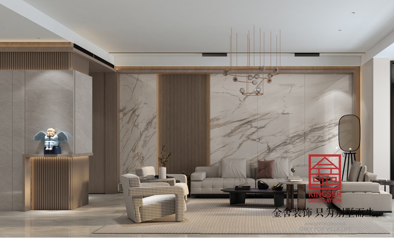 荣盛华府现代风格装修效果图