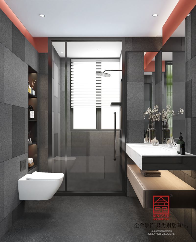 国赫天著180平现代风格装修效果图