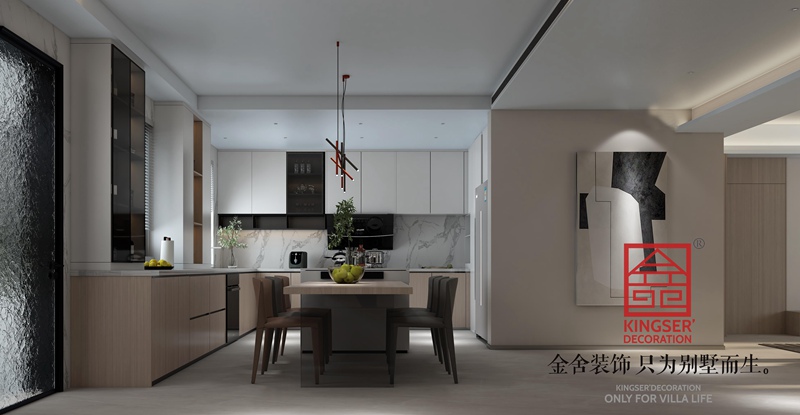 博星住宅楼260平现代风格装修设计