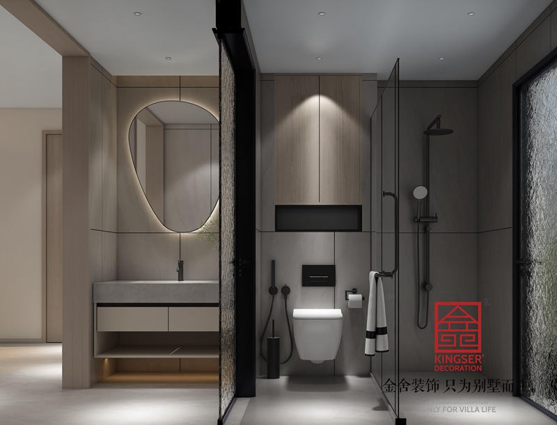 博星住宅楼260平现代风格装修设计