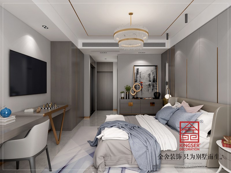 泰丰观湖小区200平装修设计效果图