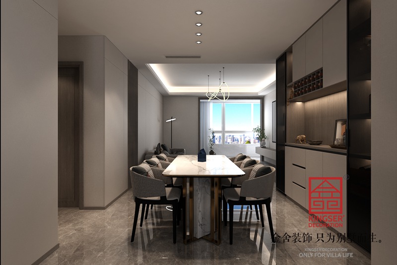 国仕山146平米现代风格装修设计