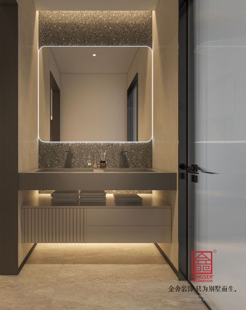 国仕山171平米轻奢风格装修设计