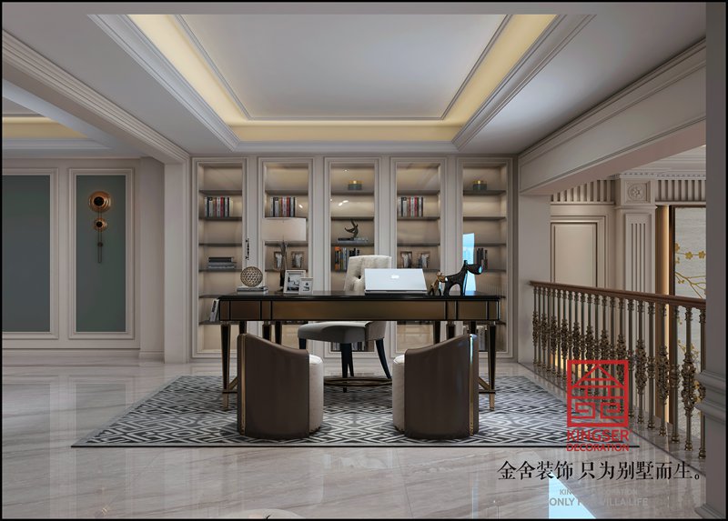 御河上院别墅装修600平混搭风格效果图