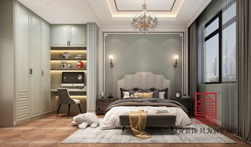 安平天阅东方300㎡欧式风格装修效果图