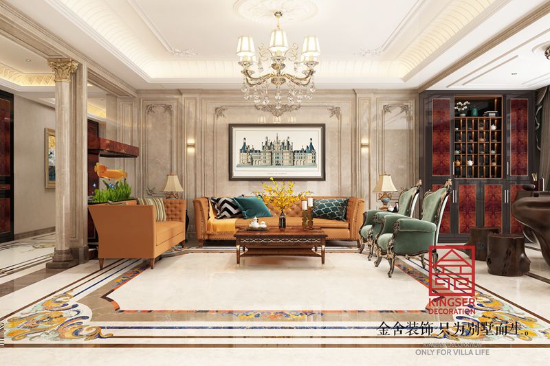 安平天阅东方客厅装修效果图