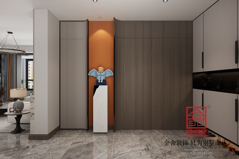 维多利亚212㎡现代简约玄关装修设计
