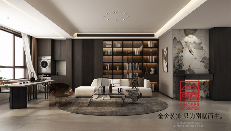 德贤华府190㎡现代风格装修设计