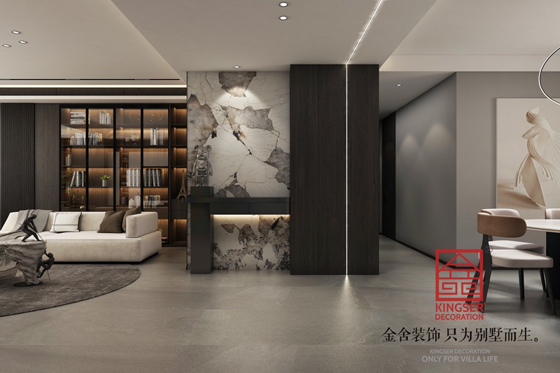 德贤华府190㎡现代风格装修设计