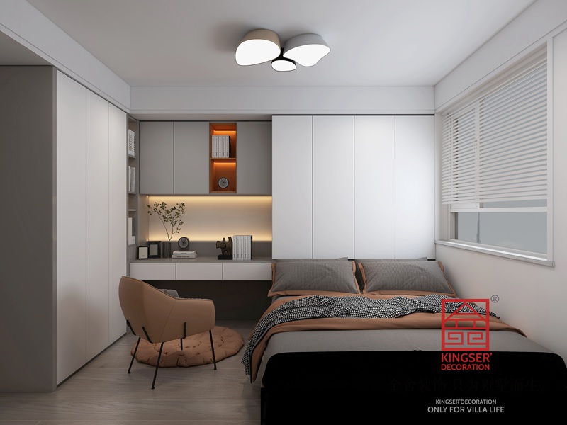 奥北公元150平现代极简风格装修设计